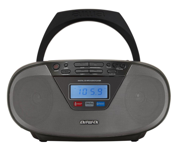 AIWA AIWA boombox BBTU-400BK CD/FM RDS/USB/BT czarny - 1515107 - zdjęcie